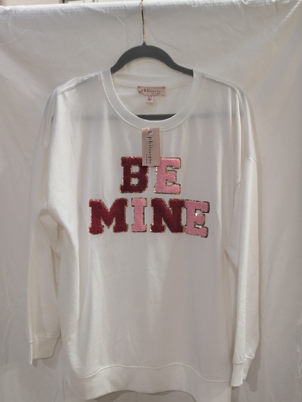 Philosophy Sweatshirt XL NWT